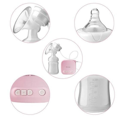 Milk Pumps Kit Electric Breast Natural Suction Enlarger Feeding Bottle USB