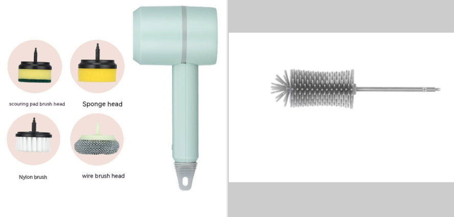 Electric Cleaning Brush Dishwashing USB Rechargeable