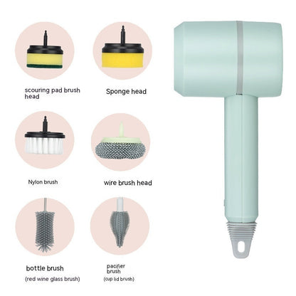 Electric Cleaning Brush Dishwashing USB Rechargeable