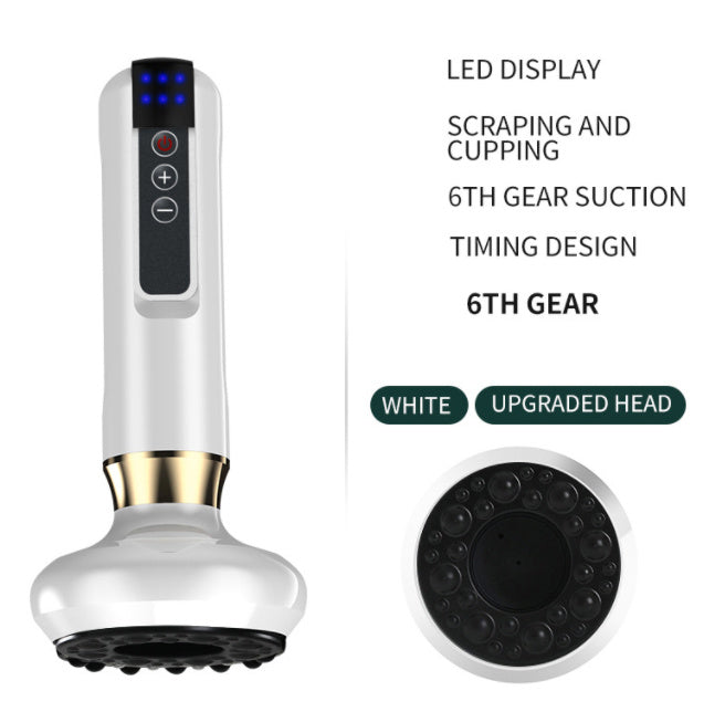 Electric Vacuum Cupping Massager For Body Anti-Cellulite Suction Cup