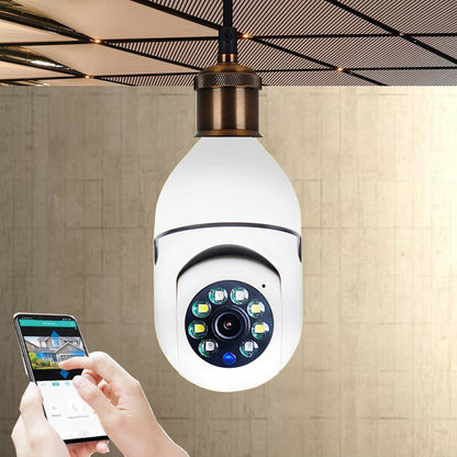 WiFi CAMERA 1080P Bulb 4X Zoom Camera E27