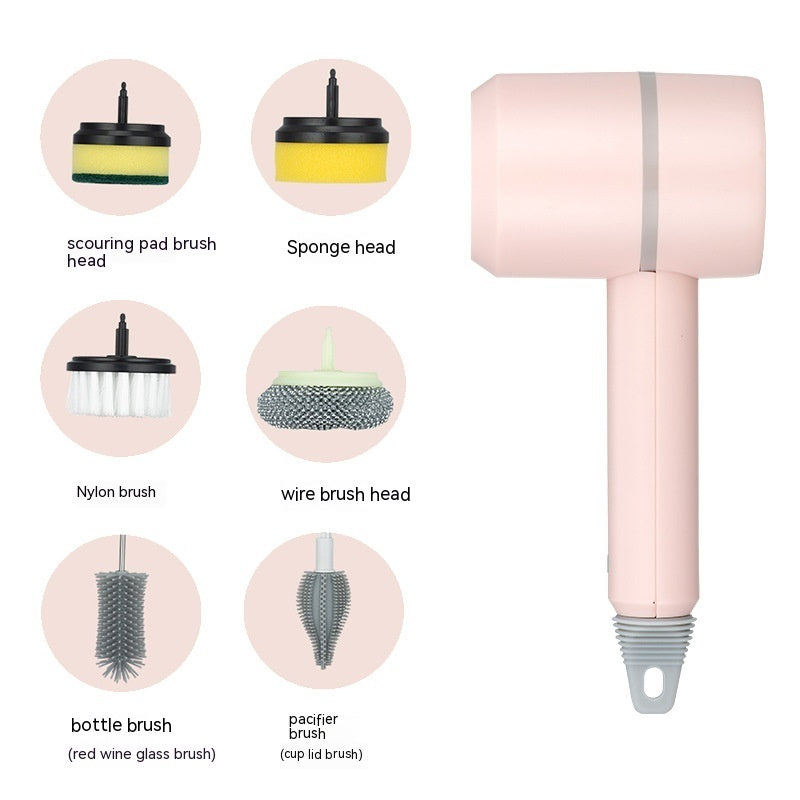 Electric Cleaning Brush Dishwashing USB Rechargeable