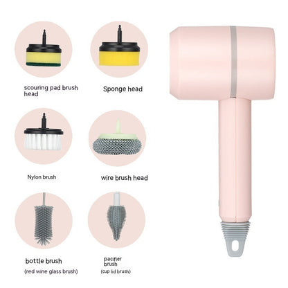 Electric Cleaning Brush Dishwashing USB Rechargeable